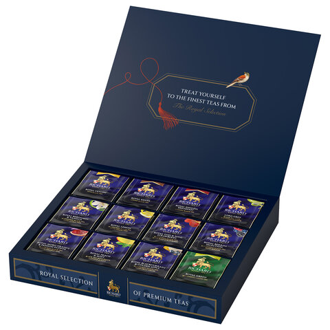 Чай RICHARD "Royal Selection of Premium Teas", ассорти 12 вкусов, НАБОР 72 пакетика, 102819 - фото 2