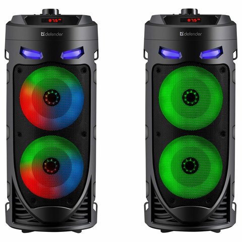Колонка портативная DEFENDER Crashboom, 16 Вт, 1800 мАч, Bluetooth, FM, Type-C, черная, 65085 - фото 7