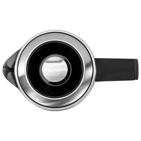 Чайник электрический с терморегулятором SONNEN KT-1809D, 1,8 л, 2200 Вт, 5 цветов подсветки, 5 температур, стекло текстура ромб, 455141 - фото 7