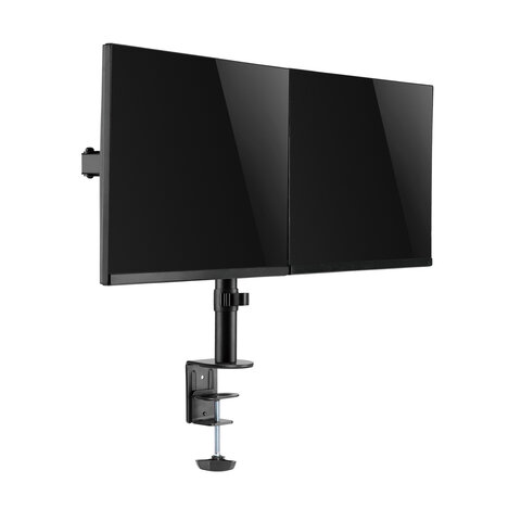 Кронштейн для двух мониторов настольный VESA 75х75, 100х100, 17"-32", до 16 кг, SONNEN STATIC, 455943 - фото 18