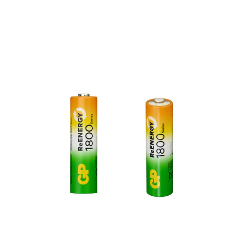 Батарейки аккумуляторные GP ReEnergy Ni-Mh пальчиковые КОМПЛЕКТ 2 шт., AA (HR6), 1800 mAh, 180AAHCRGY, 180AAHCRGY-2CRC - фото 4