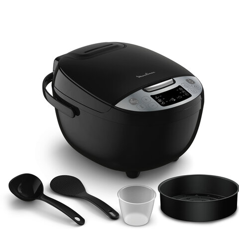 Мультиварка MOULINEX MK611832, 750 Вт, 4 л, 10 программ, таймер, функция Keep Warm, черный, 7211004519 - фото 9