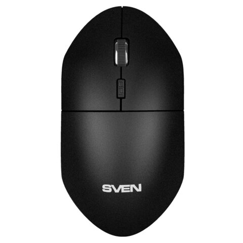 Мышь беспроводная SVEN RX-515SW, 3 кнопки + 1 колесо-кнопка, оптическая, черная, SV-01, SV-019969 - фото 2
