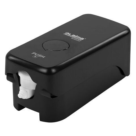 Дозатор для жидкого мыла-пены LAIMA PROFESSIONAL PREMIUM BLACK, НАЛИВНОЙ, 1 л, черный, ABS-пластик, 609520 - фото 6