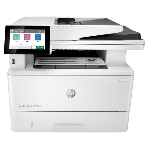 МФУ лазерное HP LaserJet Enterprise M430f "4 в 1", А4, 38 стр./мин., 100 000 стр./мес., ДУПЛЕКС, ДАПД, сетевая карта, 3PZ55A - фото 1