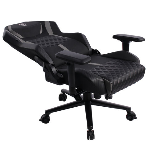 Кресло BRABIX PREMIUM "Core GM-160", мультиблок, 4D подлокотники, литой поролон, черное/серое, 532952 - фото 6