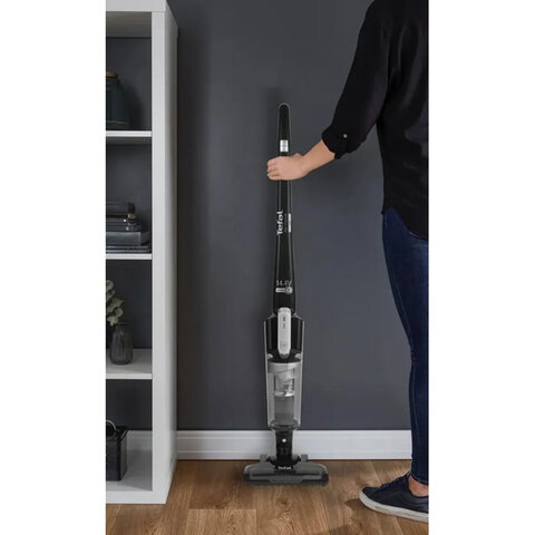 Пылесос вертикальный беспроводной TEFAL Air Force Light TY6545RH, потребляемая мощность 350 Вт, 0,65 л, черный, 2211400233 - фото 11