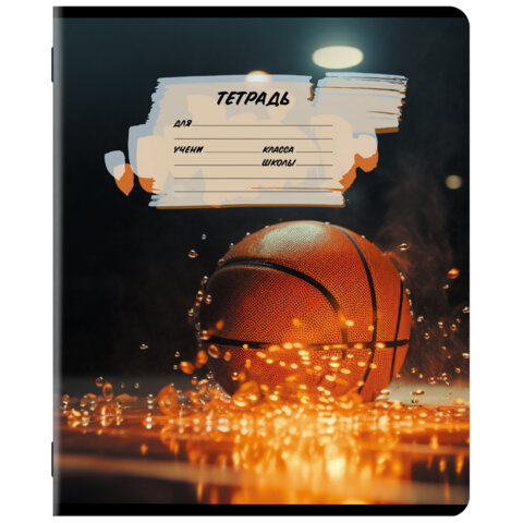 Тетрадь 12 л. ЮНЛАНДИЯ, линия, обложка картон, SPORT, 107286 - фото 8