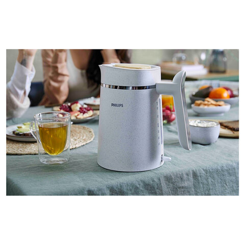 Чайник PHILIPS HD9365/10, 1,7 л, 2200 Вт, закрытый нагревательный элемент, пластик, слоновая кость - фото 13