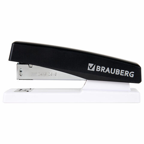 Степлер №24/6, 26/6 BRAUBERG "STYLE MAX", до 30 листов, черный, 272749 - фото 3
