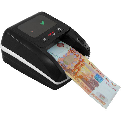 Детектор банкнот DOCASH VEGA, автоматический, ИК, МАГНИТНАЯ, АНТИСТОКС детекция, АКБ, 12398 - фото 10