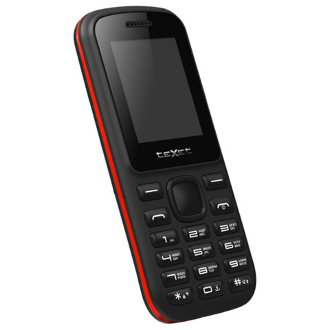 Телефон мобильный TEXET TM-130, 2 SIM, 1,77", 32 МБ, microSD, FM, фонарик, черный, 00-00001860 - фото 2