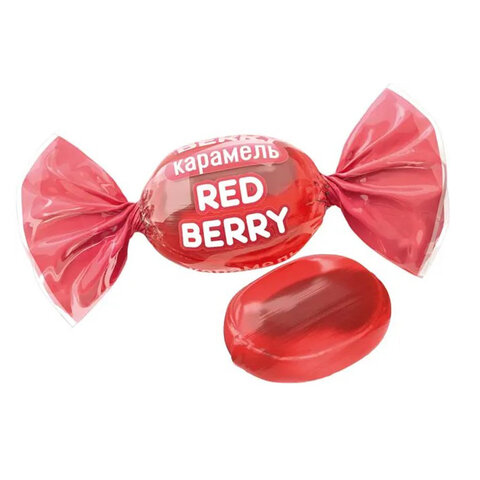 Карамель леденцовая RED BERRY с ягодным вкусом, 1 кг, РВК757 - фото 2