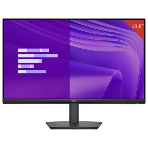 Монитор DELL E2425HM 23.8" (60 см), 1920x1080 / 16:9 / IPS / 5 ms / 250 cd / HDMI / VGA / DP / черный - фото 1