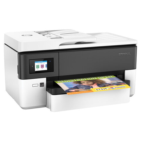 МФУ струйное HP OfficeJet Pro 7720 "4 в 1" А3, 22 стр./мин, 30000 стр./мес., 4800х1200, ДУПЛЕКС, АПД, Wi-Fi, сетевая карта, Y0S18A - фото 3