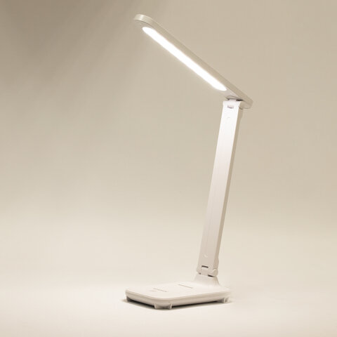 Настольная лампа / светильник беспроводная SONNEN PT-102, USB, LED, 3 Вт, 3 режима, белый, 238777 - фото 9