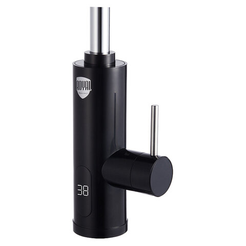 Водонагреватель проточный электрический ROYAL THERMO QuickTap, 3,3 кВт, 1,48 л/м, кран, черный, НС-1588899 - фото 6
