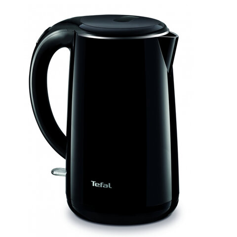Чайник TEFAL KO260830, 1,7 л, 2150 Вт, закрытый нагревательный элемент, двойные стенки, пластик, черный, 7211002465 - фото 2