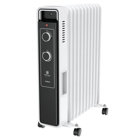 Обогреватель масляный ROYAL CLIMA ROR-PR11-2500M, 2500 Вт, 11 секций, белый - фото 1