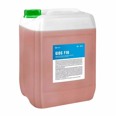 Высокощелочное пенное средство для мойки пищевого оборудования 5 л GRASS GIOS F16, 550069 - фото 1