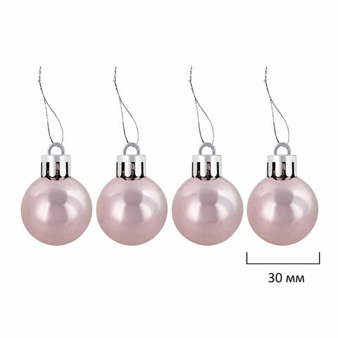 Шары новогодние ёлочные "Elegant Pink" 77 предметов, розовый/белый, ЗОЛОТАЯ СКАЗКА, 591715 - фото 12
