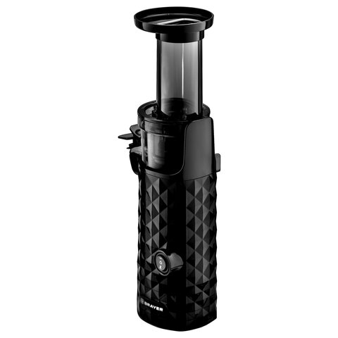 Соковыжималка шнековая BRAYER BR1701, 130 Вт, функция реверс, контейнер для сока 0,6 л, черная - фото 2