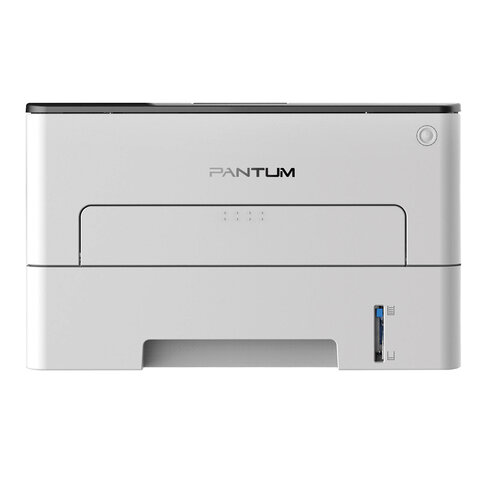Принтер лазерный PANTUM P3010DW А4, 30 стр./мин., 60000 стр./мес., ДУПЛЕКС, Wi-Fi, сетевая карта, NFC - фото 1