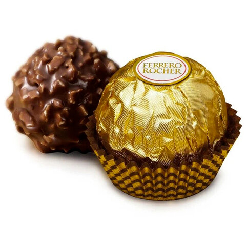 Конфеты шоколадные FERRERO "Rocher" с лесным орехом, 75 г, пенал, 09020СТ0000114 - фото 3