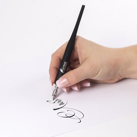 Перья плакатные ОСТРОВ СОКРОВИЩ, набор 5 шт., с держателем, блистер, 210672 - фото 6