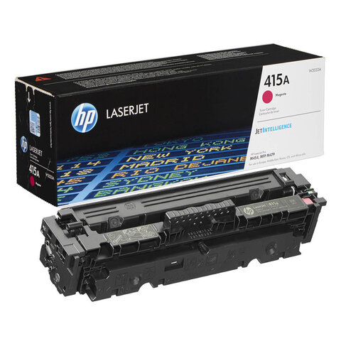 Картридж лазерный HP (W2033A) Color LaserJet M454dn/M479dw и др, №415A, пурпурный,, оригинальный, ресурс 2100 страниц - фото 2