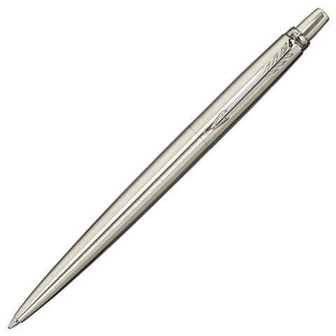Ручка шариковая PARKER "Jotter Core Stainless Steel CT", ежедневник А5 черный, пакет, 880891 - фото 2