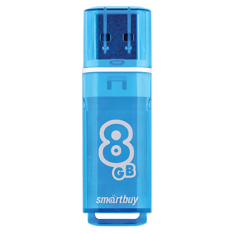 Флеш-память Smartbuy Glossy, 8Gb, USB 2.0, гол, SB8GBGS-B - фото 3
