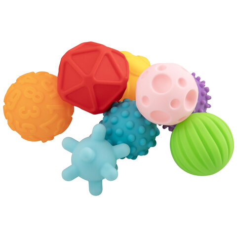 Тактильные мячики, кубики с функцией сортера и животные, ЭКО, МЕГА НАБОР 20 штук, BAMBOX BABY (БАМБОКС БЭБИ), 665902 - фото 18