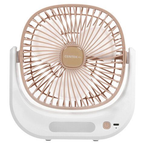 Вентилятор настольный CENTEK CT-5041, USB-питание, 3 режима, d=10 см, 5 Вт, белый - фото 2