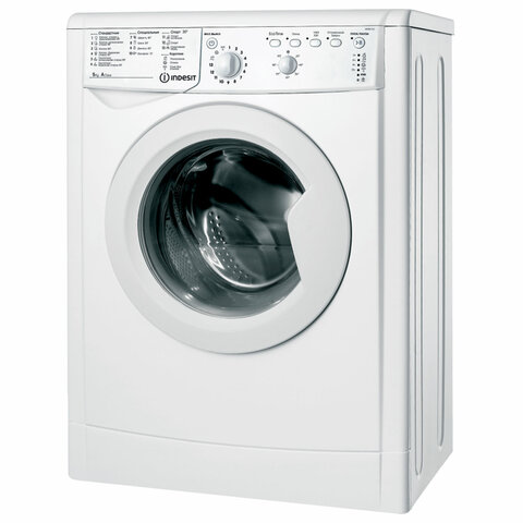 Стиральная машина INDESIT IWSB 5105, 1000 об/мин, 5 кг, фронтальная загрузка, 16 программ, белая, 869990629100 - фото 1