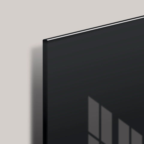 Доска магнитно-маркерная стеклянная 60х90 см, 3 магнита, ЧЕРНАЯ, BRAUBERG, 236748 - фото 5