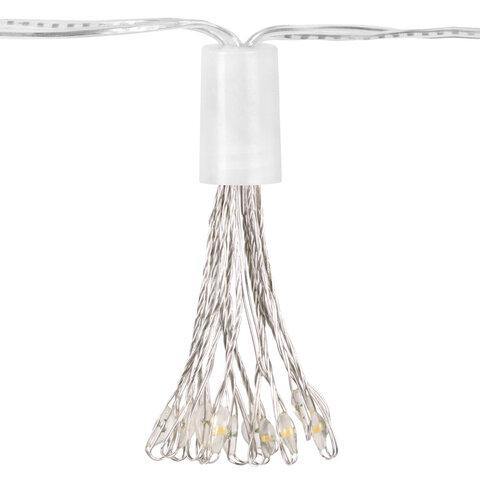 Гирлянда-пучки "Bundles", 150 LED, 2,4 м, 10 пучков, тёплый белый, USB, ЗОЛОТАЯ СКАЗКА, 592557 - фото 3