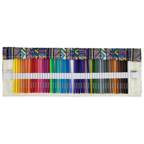 Карандаши цветные стираемые в пенале-скрутке BRAUBERG, 48 цветов + точилка и ластик, 182071 - фото 9