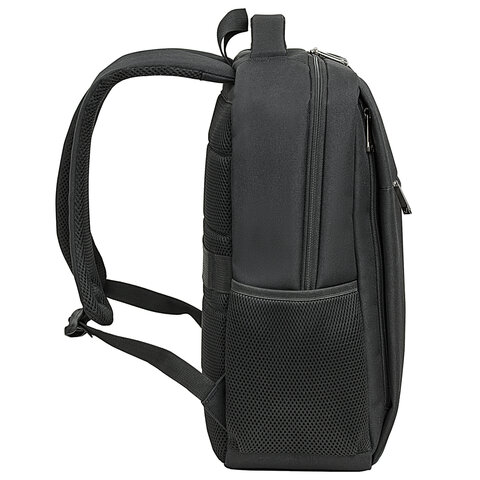 Рюкзак BRAUBERG FUNCTIONAL с отделением для ноутбука, USB-порт, багажная лента, Firm, 43x30x15 см, 272576 - фото 4