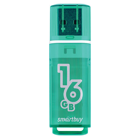 Флеш-память Smartbuy Glossy, 16Gb, USB 2.0, зел, SB16GBGS-G - фото 3