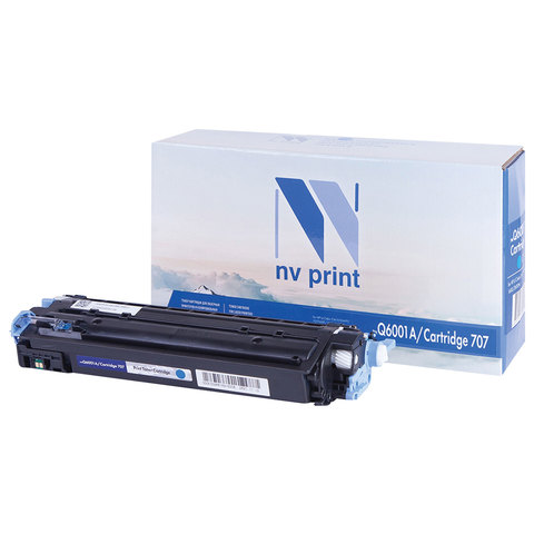 Картридж лазерный NV PRINT (NV-Q6001A) для HP ColorLaserJet CM1015/2600, голубой, ресурс 2000 стр. - фото 1