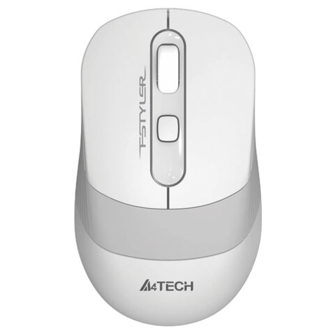 Мышь беспроводная A4TECH Fstyler FG10, USB, 4 кнопки, оптическая, белая, 1147569 - фото 1