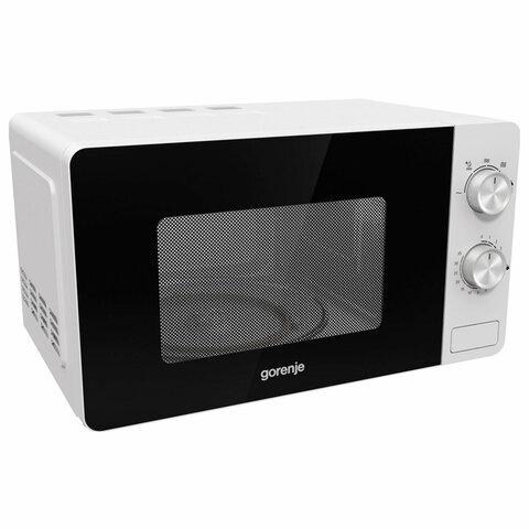 Микроволновая печь GORENJE MO20E1W, объем 20 л, мощность 800 Вт, механическое управление, белая - фото 2