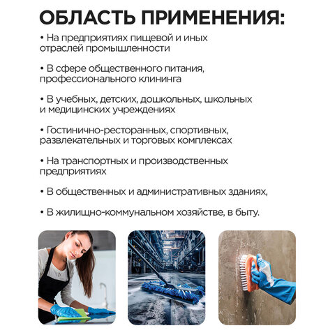 Средство моющее универсальное 5 л, ПРОГРЕСС МТ, с повышенным жироудалением, М08-5 - фото 6