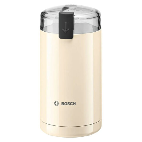Кофемолка BOSCH TSM6A017C, мощность 180 Вт, вместимость 75 г, пластик, бежевая - фото 1