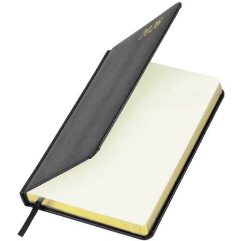 Ежедневник датированный 2026 А5 138x213 мм, BRAUBERG "Iguana", под кожу, черный, 117054 - фото 4