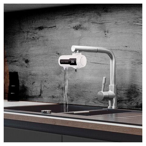 Водонагреватель проточный электрический ROYAL THERMO UniTap Mini, 3,3 кВт, 1,48 л/мин, насадка, НС-1588908 - фото 11