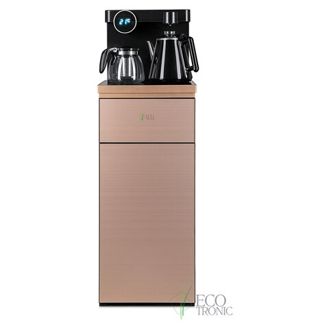 Кулер для воды с чайником, БЕЗ ОХЛАЖДЕНИЯ, ECOTRONIC TB12-LNR Tea Bar, напольный, шкаф, 2 крана, 12370 - фото 1