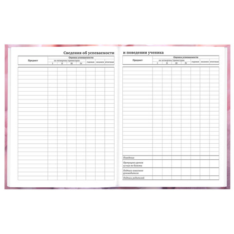 Дневник 5-11 класс 48 л., твердый, BRAUBERG, матовая ламинация, с подсказом, "Пушистые Сердечки", 107611 - фото 15