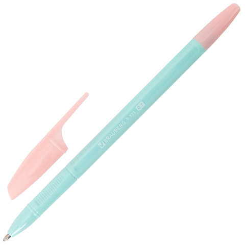 Ручки шариковые BRAUBERG "X-333 PASTEL MIX", НАБОР 8 ШТУК, СИНИЕ, узел 0,7 мм, линия письма 0,35 мм, 144535 - фото 5
